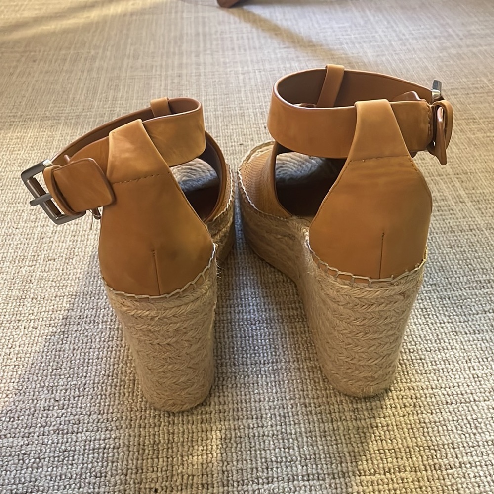 Marc Fisher Platform Espadrilles, Size 10 - image 3
